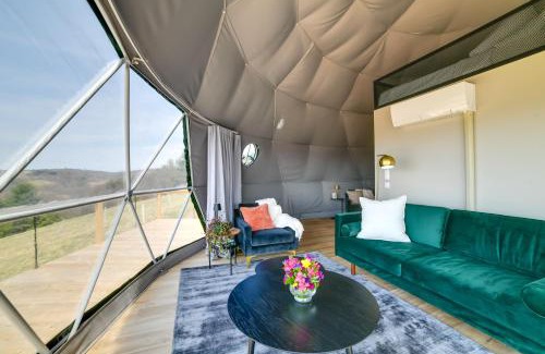 Franklin Apartamento | The Bear Dome with Barrel Hot Tub in Franklin!