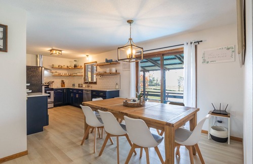 Puposky Casa | The Blu Casa - Family Home, Private Lake, 4 King Beds, 2300 sq ft, 2 patios