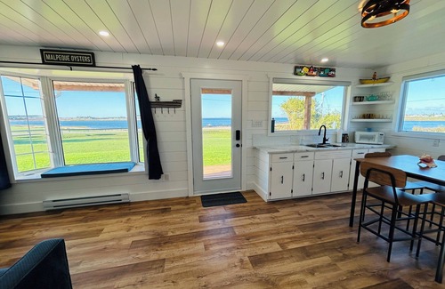 Malpeque Cabaña | The Blue Buoy- Hot tub, King bed, Centrally located, stunning views.