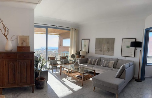 La Vila Olimpica del Poblenou Apartamento | THE BLUE HOUSE different way discover Barcelona seeing the sea from the terrace