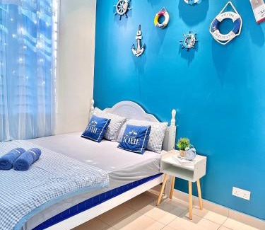 Sungai Pelek Casa | The Blue Memories Homestay with Mediterranean Style