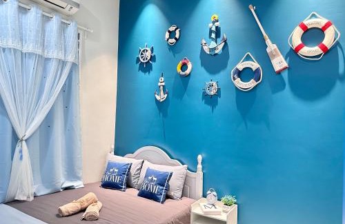 Sungai Pelek Casa | The Blue Memories Homestay with Mediterranean Style