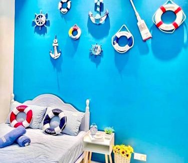 Sungai Pelek Casa | The Blue Memories Homestay with Mediterranean Style
