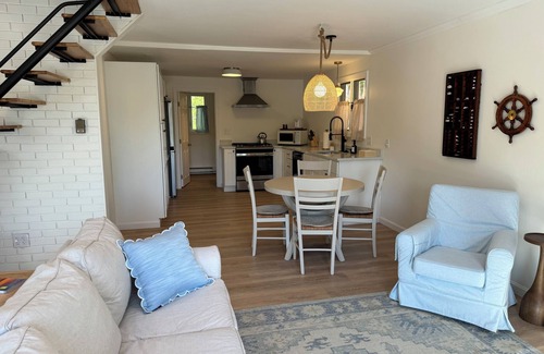 Ipswich Cabaña | The Boathouse: Riverfront cottage located across from vibrant Ipswich Town Wharf