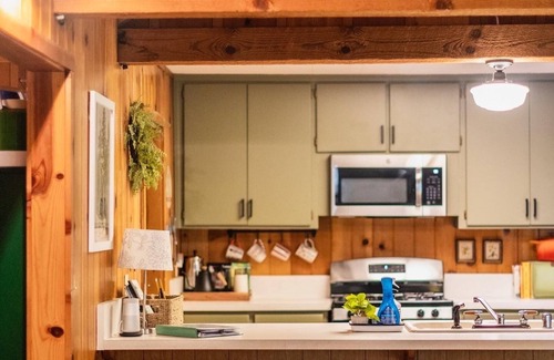 Camp Nelson Cabina | The Bunkhouse 1960's Camp Vibe + Timeless Wet Bar