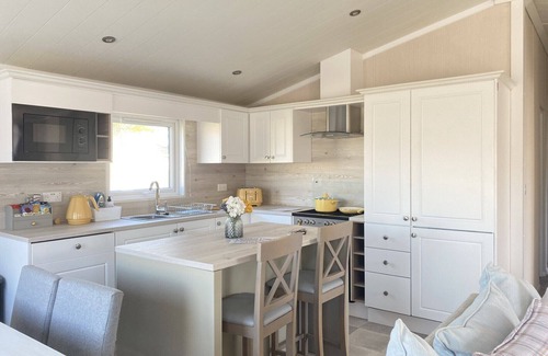 Skegness Apartamento | Buttercup-De Lujo-Lodge-Vista al campo-Baño con ducha