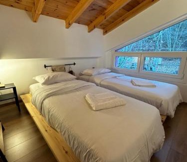 Nestos Chalet De Esquí | The cabins Project Σπίτια στο δάσος