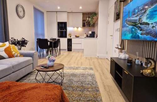 Alperton Apartamento | The Cozy Cloud - Modern Apartment- Wembley stadium- Parking