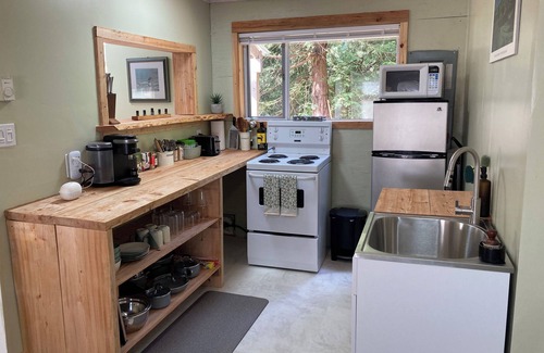 Whaletown Cabina | The Cozy Green Cottage - fully stocked cabin in Whaletown close to the ferry