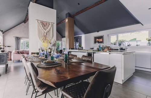 Teignmouth Chalet De Esquí | The Curlews - Villa junto al mar con spa grande (Teignmouth)
