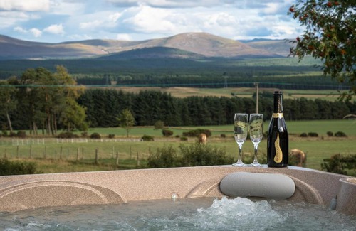 Grantown-on-Spey Casa | The Eagle's Nest - large house with hot tub and sauna