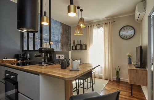 Quartier des Eaux-Claires Apartamento | Excelente T2 con terraza❤️ climatizada, bellamente decorada, tranquila # K6