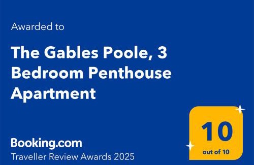Canford Cliffs Apartamento | The Gables Poole, 3 Bedroom Penthouse Apartment