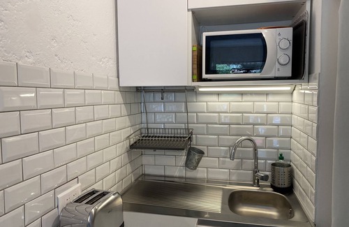 La Capte Apartamento | Le Jardin-Estudio-Diseñador-Baño privado con ducha-Vista al Jardín