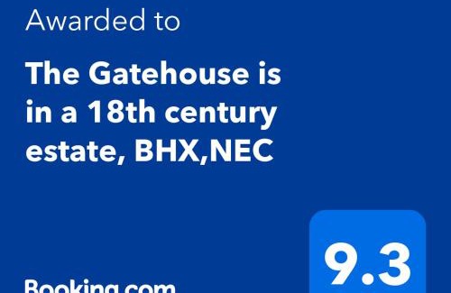 Fillongley Apartamento | The Gatehouse is in a 18th century estate, BHX,NEC