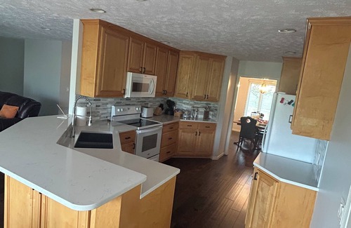 Otoe County Casa | The Getaway on the Green – Spacious Retreat with Golf Course Views