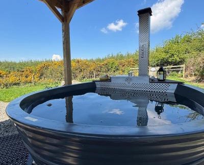 Dungarvan Otro | The Getaway - The Hen Harrier - Luxury Glamping Cabin with Hot Tub