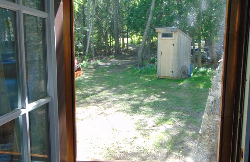 Portage Lake Cabaña | The Glamp-Direct on Lake with own Beach and own Outhouse