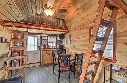 Brices Creek Apartamento | 'The Gosling' Studio Cabin w/ River Access!