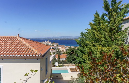 Spetses Villa | The Great Gatsby 6BR villa overlooking Spetses old town by JJ Hospitality-