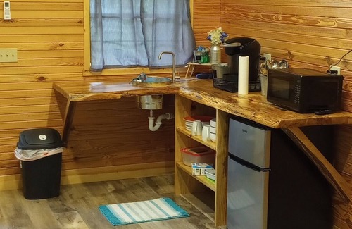 Mammoth Spring Cabina | The knotty pine cabin, Tiny House
