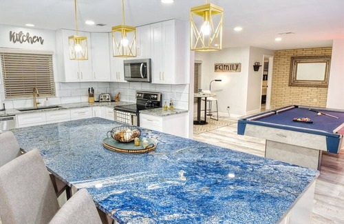 Tampa Casa | The Lily Pad- Pool Table Home
