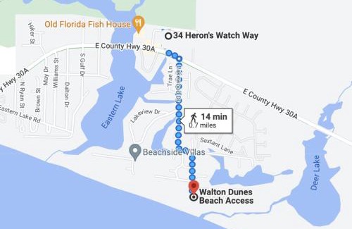 Seagrove Beach Casa | The Little Pearl on 30A's Eastern Lake