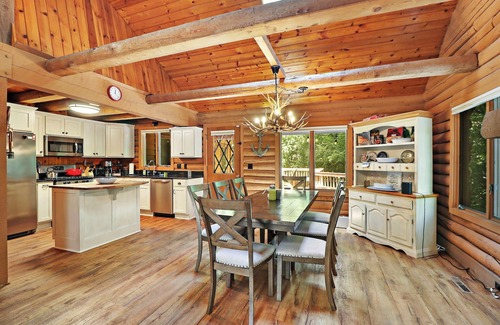 Fontana Casa | The Lodge at Geneva Lake |Golf Cart |Impressive Log Cabin |Deck |Abbey Springs Resort |Beach |Pools
