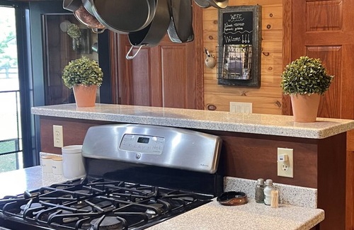 Tellico Plains Cabina | The Lodge at Coker Creek - Main Lodge - NEW LISTING! Mountain View Log Cabin