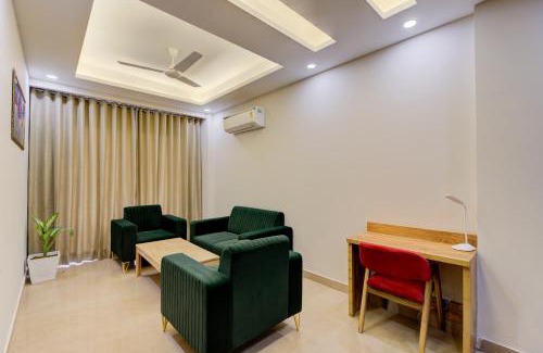 Sector 51 Apartamento | The Lodgers Luxury 1 BHK Serviced Apartment in Gurugram Near Millennium City Centre Metro