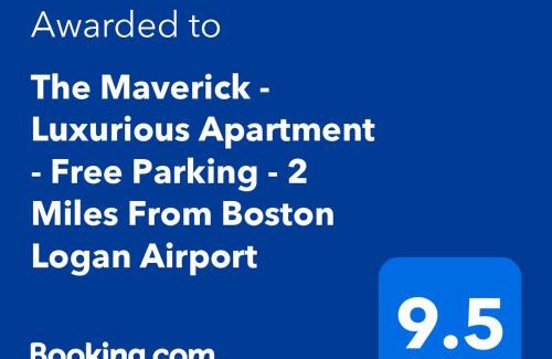 Chelsea Apartamento | The Maverick Downstairs - Lux Apartment - Free Parking - 2 Miles From Airport & Downtown Boston