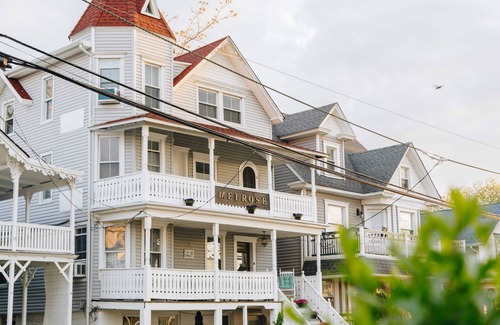 Ocean Grove Casa | The Melrose, Room 1A- Queen Bed & Bath: Romantic Getaway, Steps from the Beach,