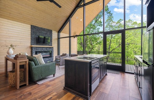 Hot Springs Cabina | The Miller Treehouse, Hot Tub, Near downtown