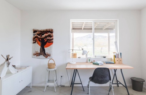 Yucca Valley Casa | The Ocotillo - Secluded Stargazing, Pool, Hot Tub, Art, Hiking + Stunning Views!