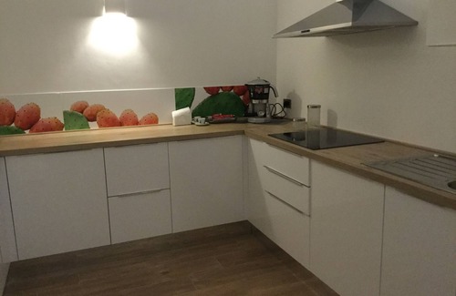 Palese Apartamento | El tulipán rojo abierto
