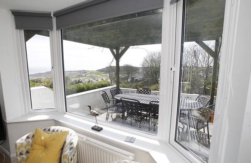 Port-Eynon Casa | The Outlook - Cinco Habitaciones Casa, Capacidad 8