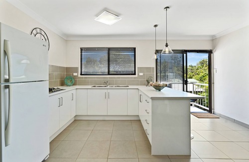 Brisbane Waterfront Casa | The Oyster Barn Beach House Retreat Alojamiento familiar, amplio alojamiento
