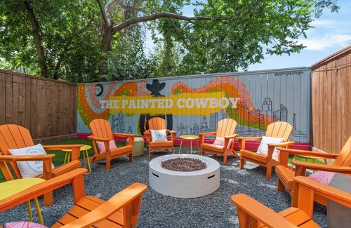 Shady Acres Casa | The Painted Cowboy: Heights~Hot Tub~Fire Pit~Grill~Game Room
