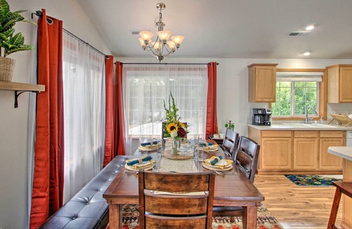 East Olympia Casa | 'The Peacock House' - Waterfront Home w/ Hot Tub!