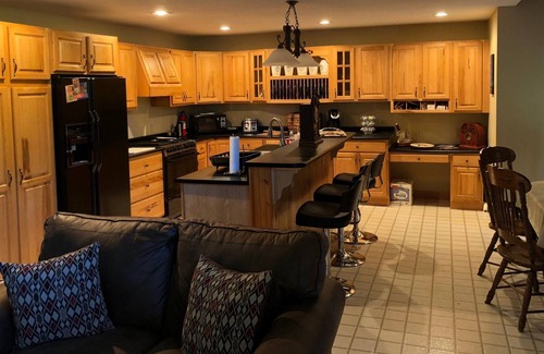 Carp Lake Casa | Cecil Bay Home en Carp River con vista al lago Michigan