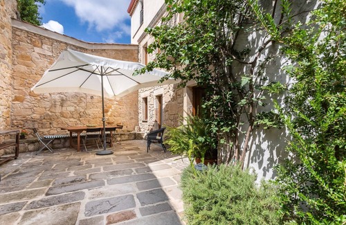 Scano di Montiferro Casa | El patio privado en Cerdeña