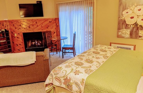 Prudenville Cama Y Desayuno | The Springbrook Inn - Forrest View Room (Hot Tub)