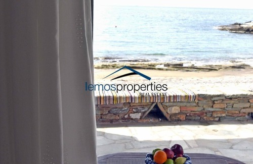 Kea Casa | El "Stone Beach House" justo en la playa en Kampi, cerca de Koundouros