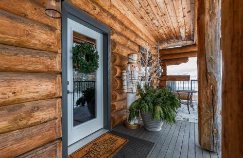 Vernon Chalet De Esquí | The View Point Lodge Cozy Log House with Hot Tub