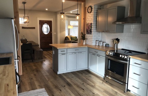 Riverfront Casa | The White Picket Fence - Remodeled Craftsman, Downtown Riverfront Neighborhood
