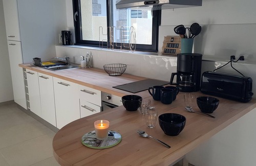 Pontivy Apartamento | El taller y su terraza.