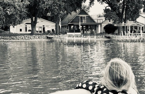 Spirit Lake Casa | The Yellow House on East Lake! Dock access to bring your boat.