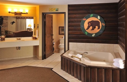 Onalaska Hotel | Theme Suite w/ Whirlpool, Living Room, Dry Bar, Stoney Creek Onalaska