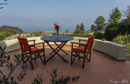 Oropos Casa | Theo Pool Villa (Magnífica vista al mar)