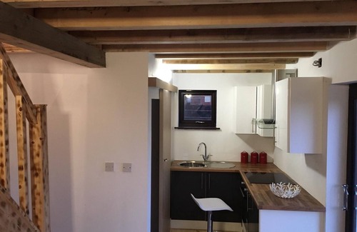 Gateshead Apartamento | Este es un apartamento de una habitación con garaje con cocina y wifi gratis